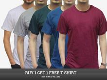 BUY 1 GET 1 FREE T-SHIRT