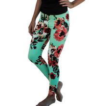 Fashion Women Skinny Printed Stretchy Pants Leggings