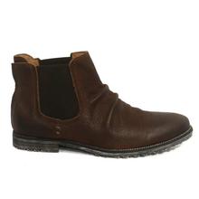 KILOMETER Dark Brown Lace Free Boot For Men