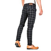 Virjeans Stretchable Cotton Check Black Chinos Pant for Men (VJC 715) 3