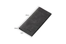 Frosted Men's PU Leather Wallet Pocket Card Clutch ID Credit Bifold Purse
