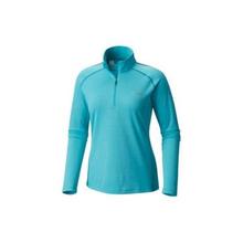 Columbia 1773461 Titan Trail Full Sleeves Half Zip T-Shirt For Women-Sapphire Blue