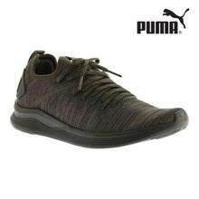 Puma Green Ignite Flash Evoknit Sneakers For Men -(19050804)