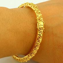 New Ethiopian Bangle Women  Gold Color Dubai Bride Wedding African/Arab/Middle East Bracelet/Bangle Jewelry