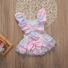 Floral Newborn Baby Girl Bodysuit Romper Jumpsuit Outfits