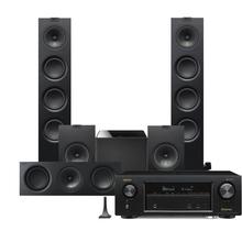 KEF Q750 5.1 Speaker Package With Denon AVR-X1400H 7.2-Channel Network A/V Receiver