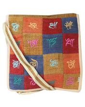 Brown Embroidered Cross Body Bag For Women(7403)