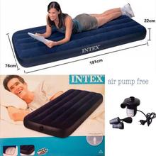 Intex single size Air Bed, with pump free Premium Intex Inflatable