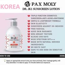 Pax Moly Dr. jk1 SUNSCREEN LOTION SPF 50+/+++  200ml By Genuine Collection