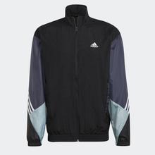 Adidas Black MTS Wov Fut Ret Track Suit For Men HE2230