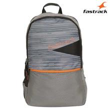 Grey Back To Campus Polyester Backpack For Men