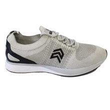 Shikhar Shoes Grey/Black Mesh Sports Shoes For Men - 813