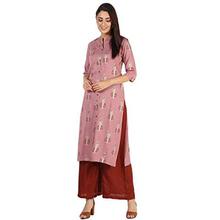 RAJMANDIRFABRICS Women's Rayon Straight Kurta with Palazzo