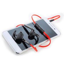 PTron Swift Headset Universal In-Ear Sports Stereo Earphone For All Smartphones (Black/Red)