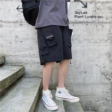 2020 summer new shorts men's ins overalls trend function