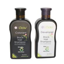 Dexe Colorant Black Hair Shampoo & Developer Original Pack - 200 Ml Each