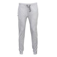 Grey slim fit joggers for men