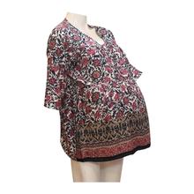 Cotton Round Neck Maternity Top For Women