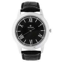 Titan Analog Black Dial Men's Watch 1735SL02