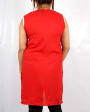 Saavya Design'S Women Front Slited Red Kurti