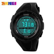 SKMEI Fashion Men LED Digital Watch Electronic Military Outdoor Sports