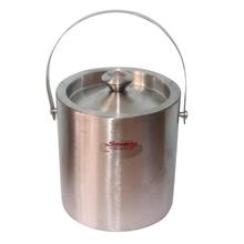 Silver Steel Ice Bucket