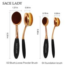 SACE LADY Make Up Brushes Set Beauty Professional Toothbrush