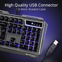 Zebronics Zeb-Transformer Gaming Metal Body Keyboard and Mouse Combo (Metal Body, USB, Braided Cable)