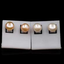 Pure Natural Fresh Water Pearl With 925 silver earring stick
