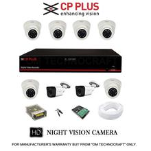 Aafno Pasal CP PLUS 8 HD CCTV Cameras and 8Ch HD DVR Kit with 1TB Hard Disk + all Accessories