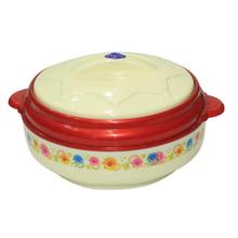 Cream/Maroon Insulated Belly Hot Pot - 500 ml