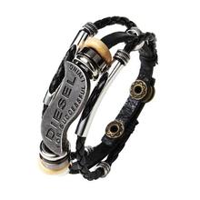 2018 most popular cool snap button Multilayer leather Bracelet men charm bracelet mens Jewelry pulseira fathers day gift him boy