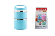 Plastic And Stainless Steel Baiju Lunch Box 2 Compartments