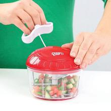 Easy Pull Vegetable & Fruit Chopper - Hand Held Chopper