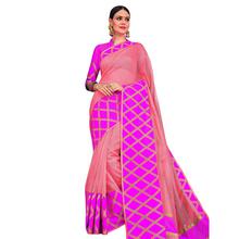 Stylee Lifestyle Peach Banarasi Silk Jacquard Saree (1798)