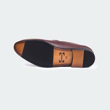 Caliber Shoes Coffee Slip On Formal Shoes For Men ( B 701 C )