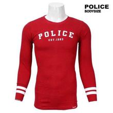 FC036 Bodysize Round Neck Full Sleeve T-Shirt  - Red