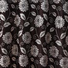 Samrat Curtains With Brown Floral Design