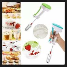 Non Electric Stainless Steel Hand Blender, Mixer, Beater with Finger Exercise