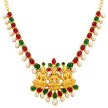 Sukkhi Traditional Gold Plated Temple Necklace Set For Women