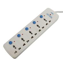 ABC 3 Socket Multiplug With Individual Switch - White