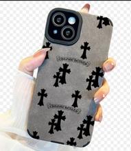 Masala Beads Chrome Hearts Printed Cross Design TPU Soft Phone Case Cases Iphone Phone Cover