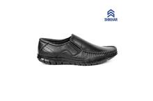 Shikhar Shoes Leather Loafers for Men (1804)- Black