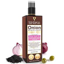 VOLAMENA WITH DEVICE Onion Black seed Hair Oil for