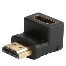 HDMI Male to Female 90 Degree Angle Gold Plated Adapter