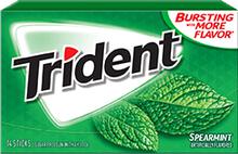 Trident Sugar Free Gum, Spearmint Flavor