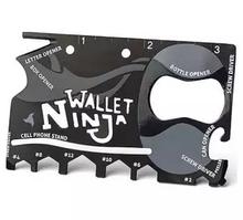 Tough Wallet Ninja 18 In 1 Multi Purpose Tool Kit - Metallic