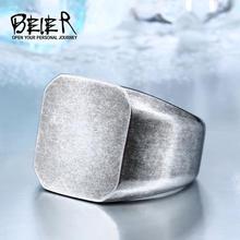 BEIER 2018 old style Fashion Man's 316L Stainless Steel