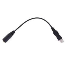 Mini USB to 3.5mm Mic Microphone Adapter Cable Cord for go