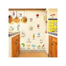 Cute Food Wallpaper DIY Wall Sticker Fridge Kitchen Home Decor